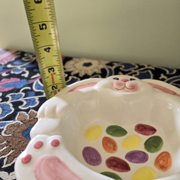 Vintage Easter bunny candy dish bowl - Picture 4 of 7